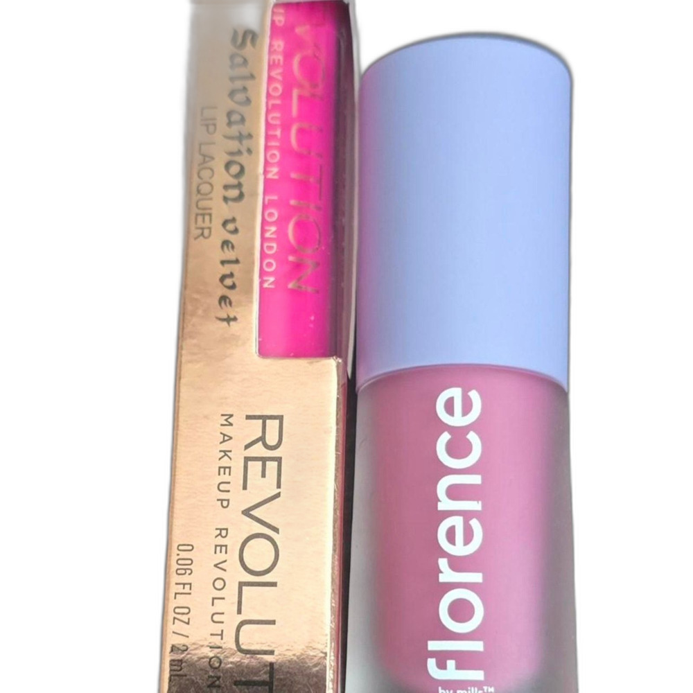 Bundle: Makeup Revolution Salvation Velvet Lip Lacquer + Florence Velvet Liquid